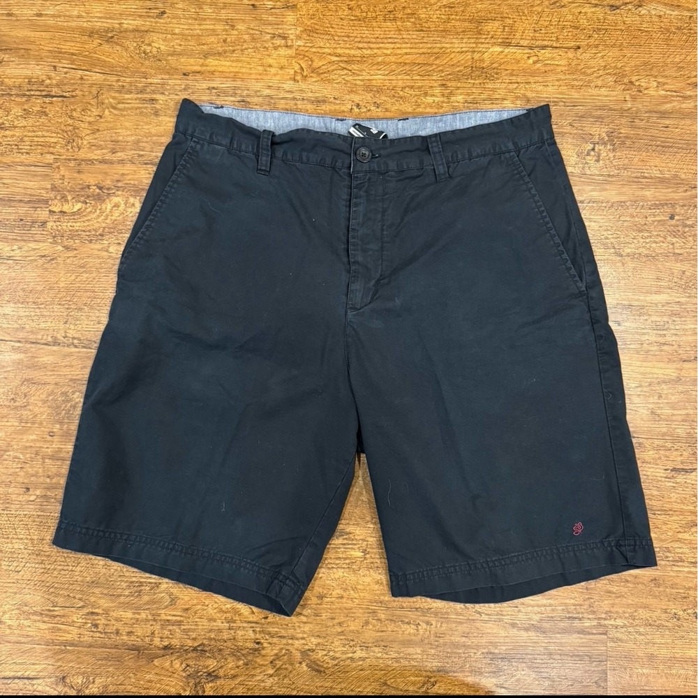 Nike SB Black Casual Logo Outdoor Skateboarding Chino Shorts Bermudas Men's 34x9